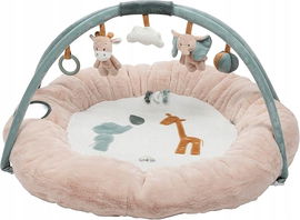 Mata do raczkowania z łukiem do zabawy, z poliestru