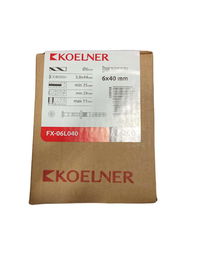 Kołki rozporowe z wkrętami, 6x40 mm