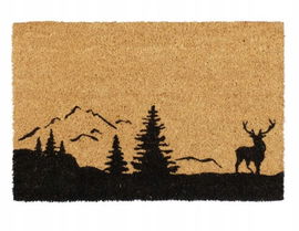 Wycieraczka Kokosowa Antypoślizgowa z leśnym krajobrazu 40x60cm