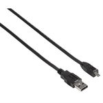 Kabel Mini USB 2.0 B8M 1,8m czarny HAMA