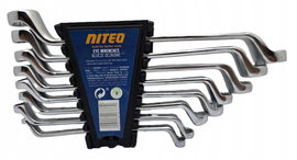 Klucze przegubowe oczkowe zestaw 8 szt. od 6 do 22 NITEO