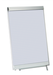 Papier do flipchartów 50 arkuszy w linie Relaxdays