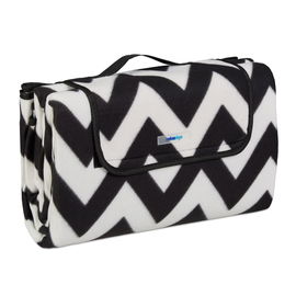 Koc polarowy piknikowy z wzorem 2m x 2m Relaxdays