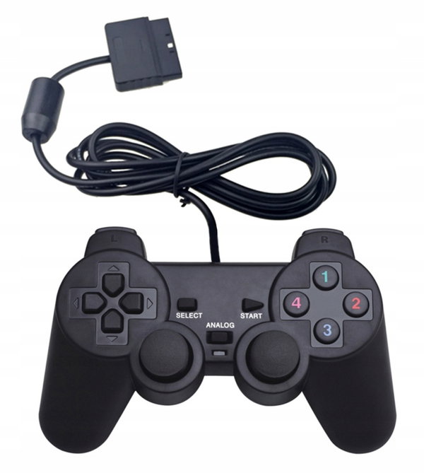 PRZEWODOWY PAD KONTROLER DO KONSOLI PLAYSTATION 2 PS2