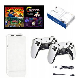 KONSOLA RETRO HDMI GRA TELEWIZYJNA 20000 GIER 15 EMULATORÓW + 2 PADY