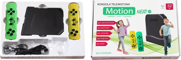 KONSOLA RETRO HDMI GRA TELEWIZYJNA 900 GIER GRY RUCHOWE MOVE KINECT