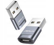 Adapter JSAUX USB [2 szt.] Aluminiowy wspornik