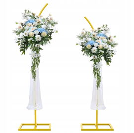 Dwa półotwarte luki na różne ceremonię G TALECO GEAR 2,4 m i 2,1 m złote