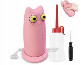 Elektryczny podgrzewacz do rąk z silikonu Aloskart - różowy