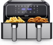 FRYTKOWNICA BEZTŁUSZCZOWA AIR FRYER 1700 W 8 LITRÓW PODWÓJNA