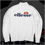 ELLESSE | Biała Damska Bluza Crewneck z Golfem Ecru | ROZM. L