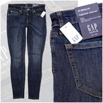 GAP | FOREVER LEGGING | Piękne Niebieskie Jeansy Damskie Skinny | ROZ. 24R
