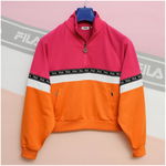 FILA | Chinami 687257 | Retro Vintage Sportowa Bluza damska | ROZ. S