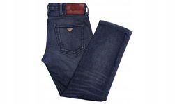 EMPORIO ARMANI | CLG172767013956 | Granatowe Męskie Jeansy | ROZ. 31