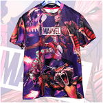 MARVEL | Koszulka T-shirt Krótki Rękaw STRAŻNICY GALAKTYKI | ROZ. S