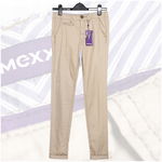 MEXX | Spodnie Chinosy UNISEX | KREMOWE z wadą| ROZ. 32