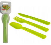 Komplet sztućców Curver Smart To Go 3 el.zielony