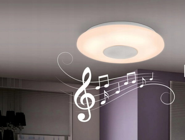 LIVARNO Lampa Led Sufitowa Z Głośnikiem Bluetooth Livarno home