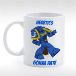 KUBEK z nadrukiem dla fanów Warhammera i Space Marine