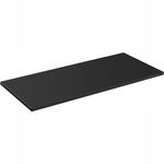 Blat do szafki łazienkowej 120 cm SANTA FE BLACK 89-120 CZARNY MAT LOFT