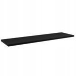 CZARNY blat do szafki łazienkowej 140 cm NOVA BLACK 89-140