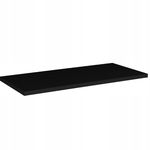 CZARNY blat do szafki łazienkowej 90 cm NOVA BLACK 89-90