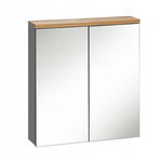 Szafka łazienkowa BALI GRAFIT 840 z lustrem 60 cm