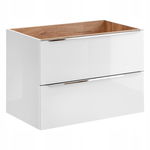 Wisząca szafka pod umywalkę 80 cm CAPRI WHITE 821
