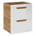 Wisząca szafka pod umywalkę 50cm ARUBA WHITE 824