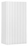 BIAŁA szafka łazienkowa górna 30 cm NOVA WHITE 83-30-1D RYFLOWANY front