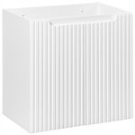 BIAŁA szafka pod umywalkę 60 cm NOVA WHITE 82-60-2D RYFLOWANY front