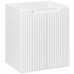 BIAŁA szafka pod umywalkę 50 cm NOVA WHITE 82-50-2D RYFLOWANY front