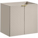 KASZMIROWA szafka pod umywalkę 60 cm VIVA CASHMERE 82-60-2D RYFLOWANY FRONT
