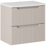 KASZMIROWA szafka z blatem WHITE 60 cm NOVA CASHMERE 82-60 z szufladami