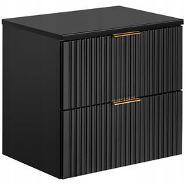 Szafka po umywalkę 60 cm z blatem ADEL BLACK 82-60