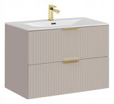 Kaszmirowa szafka pod umywalkę 80 cm ADEL CASHMERE 82-80-2S z umywalką SKY