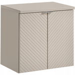 KASZMIROWA szafka z blatem 60 cm VIVA CASHMERE 82-60-2D RYFLOWANY FRONT