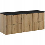 Szafka pod umywalkę z blatem 140 cm NOVA OAK 81-40-1DK