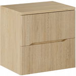 Ryflowana szafka z blatem 60 cm NORDIC CREMONA 82-60 DĄB CREMONA
