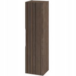 Wysoki słupek łazienkowy STELLA-03 ryflowany front DĄB ORZECH