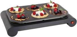 Naleśnikarka LIVOO DOM200 – Zestaw 3w1: Mini woki, crepes i grill, 6 osób 1000 W