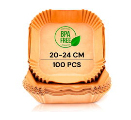 Papier do frytkownicy air fryer 20x24cm 100szt