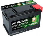 AKUMULATOR AG POWER 12V 75AH 700A P+ RADOM