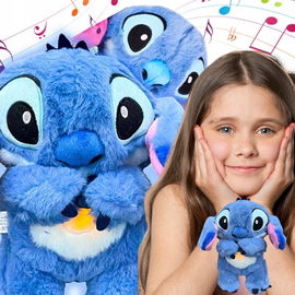 MIŚ SZUMIŚ ODDYCHAJĄCY MASKOTKA LILO STITCH PLUSZAK USPOKAJAJĄCY