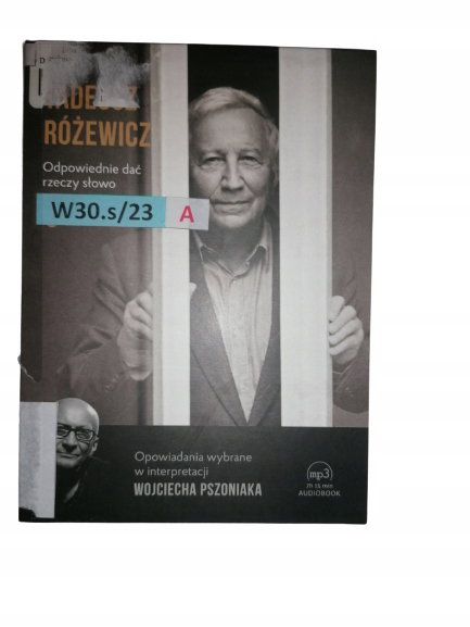 Odpowiednie dać rzeczy słowo Różewicz