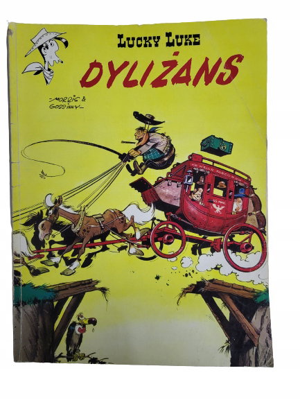 Komiks Lucky Luke Dyliżans Goscinny