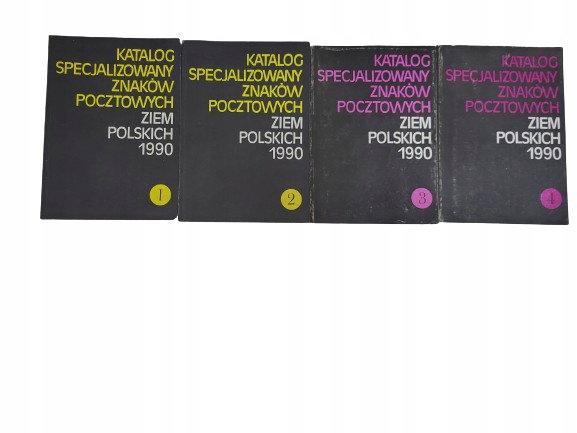 Katalog specjalizowany znaków pocztowych Ziem Polskich 1990 T 1-4