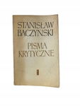 Pisma krytyczne Baczyński