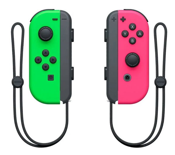 Nintendo Joy-Con kontrolery Neon Green/Neon Pink USZKODZONY