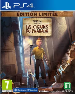 Tintin Reporter Cygara Faraona LIMITED STEELBOOK + Pocztówki PS5